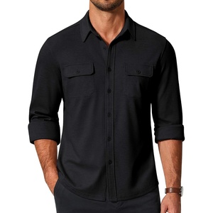 image:imageCOOFANDY Mens Long Sleeve Shirts Casual Button Down Shirt Wrinkle Free Dress Shirt with PocketBlack
