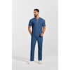 image:imageCOOFANDY Mens 2 Pieces Outfits Casual Quarter Zip Polo Shirt and Jogging Pants Summer Tracksuits SetDark Blue