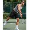 image:imageCOOFANDY Mens 7 Athletic Shorts Quick Dry Elastic Waist Gym Workout Lightweight Stretch Shorts with PocketsBlack
