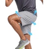 image:imageCOOFANDY Mens 7 Athletic Shorts Quick Dry Elastic Waist Gym Workout Lightweight Stretch Shorts with PocketsLight Gray