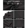 image:imageCOOFANDY Mens Button Down Shirt Casual Untucked Shirts Long Sleeve Dress Shirt with PocketBlack