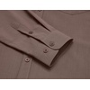 image:imageCOOFANDY Mens Button Down Shirt Casual Untucked Shirts Long Sleeve Dress Shirt with PocketBrown