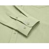 image:imageCOOFANDY Mens Button Down Shirt Casual Untucked Shirts Long Sleeve Dress Shirt with PocketLight Green