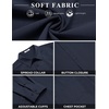 image:imageCOOFANDY Mens Button Down Shirt Casual Untucked Shirts Long Sleeve Dress Shirt with PocketNavy Blue