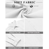 image:imageCOOFANDY Mens Button Down Shirt Casual Untucked Shirts Long Sleeve Dress Shirt with PocketWhite