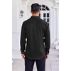 image:imageCOOFANDY Mens Dress Shirt Long Sleeve Wrinkle Free Formal Shirts Business Casual Button Down ShirtsBlack
