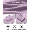 image:imageCOOFANDY Mens Dress Shirt Long Sleeve Wrinkle Free Formal Shirts Business Casual Button Down ShirtsLight Purple