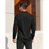image:imageCOOFANDY Mens Dress Shirts Long Sleeve Business Casual Button Down Shirts Regular Fit Formal ShirtsBlack