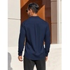 image:imageCOOFANDY Mens Dress Shirts Long Sleeve Business Casual Button Down Shirts Regular Fit Formal ShirtsDeep Blue