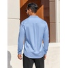 image:imageCOOFANDY Mens Dress Shirts Long Sleeve Business Casual Button Down Shirts Regular Fit Formal ShirtsLight Blue