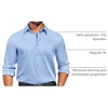 image:imageCOOFANDY Mens Dress Shirts Long Sleeve Business Casual Button Down Shirts Regular Fit Formal ShirtsLight Blue