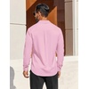 image:imageCOOFANDY Mens Dress Shirts Long Sleeve Business Casual Button Down Shirts Regular Fit Formal ShirtsPink