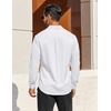 image:imageCOOFANDY Mens Dress Shirts Long Sleeve Business Casual Button Down Shirts Regular Fit Formal ShirtsWhite