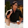 image:imageCOOFANDY Mens Dress Shirts Long Sleeve Casual Button Down Shirts Formal Business ShirtBlack
