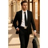 image:imageCOOFANDY Mens Dress Shirts Long Sleeve Casual Button Down Shirts Formal Business ShirtWhite