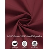 image:imageCOOFANDY Mens Dress Shirts Long Sleeve Casual Button Down Shirts Formal Business ShirtWine Red