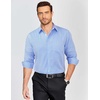 image:imageCOOFANDY Mens Dress Shirts Long Sleeve Plaid Button Down Shirt Business Casual Stretch Shirts with PocketBlue White Plaid