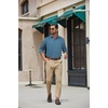 image:imageCOOFANDY Mens Dress Shirts Long Sleeve Plaid Button Down Shirt Business Casual Stretch Shirts with PocketNavy Green Plaid