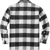 image:imageCOOFANDY Mens Flannel Shirts Casual Button Down Plaid Shirt Jacket Long Sleeve Fleece Shacket with PocketsBuffalo Black