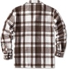 image:imageCOOFANDY Mens Flannel Shirts Casual Button Down Plaid Shirt Jacket Long Sleeve Fleece Shacket with PocketsCoffee