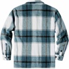 image:imageCOOFANDY Mens Flannel Shirts Casual Button Down Plaid Shirt Jacket Long Sleeve Fleece Shacket with PocketsSea Blue