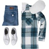 image:imageCOOFANDY Mens Flannel Shirts Casual Button Down Plaid Shirt Jacket Long Sleeve Fleece Shacket with PocketsSea Blue