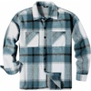image:imageCOOFANDY Mens Flannel Shirts Casual Button Down Plaid Shirt Jacket Long Sleeve Fleece Shacket with PocketsSea Blue