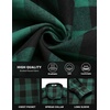 image:imageCOOFANDY Mens Flannel Shirts Long Sleeve Button Down Shirt with Pocket Casual Shirts Work Shirts for MenGreen Buffalo Plaid