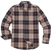 image:imageCOOFANDY Mens Flannel Shirts Long Sleeve Button Down Shirt with Pocket Casual Shirts Work Shirts for MenOrange Navy White Plaid