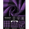 image:imageCOOFANDY Mens Flannel Shirts Long Sleeve Button Down Shirt with Pocket Casual Shirts Work Shirts for MenPurple Buffalo Plaid