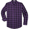 image:imageCOOFANDY Mens Flannel Shirts Long Sleeve Button Down Shirt with Pocket Casual Shirts Work Shirts for MenPurple Buffalo Plaid