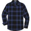 image:imageCOOFANDY Mens Flannel Shirts Long Sleeve Button Down Shirt with Pocket Casual Shirts Work Shirts for MenRoyal BlueBlack