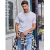 image:imageCOOFANDY Mens Flannel Shirts Long Sleeve Casual Plaid Button Down Shirt Cotton Shirt Cowboy Work Shirts with PocketsBlack