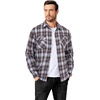 image:imageCOOFANDY Mens Flannel Shirts Long Sleeve Casual Plaid Button Down Shirt Cotton Shirt Cowboy Work Shirts with PocketsBlackbrown