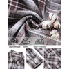 image:imageCOOFANDY Mens Flannel Shirts Long Sleeve Casual Plaid Button Down Shirt Cotton Shirt Cowboy Work Shirts with PocketsBlackbrown
