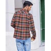 image:imageCOOFANDY Mens Flannel Shirts Long Sleeve Casual Plaid Button Down Shirt Cotton Shirt Cowboy Work Shirts with PocketsClassic British