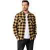 image:imageCOOFANDY Mens Flannel Shirts Long Sleeve Casual Plaid Button Down Shirt Cotton Shirt Cowboy Work Shirts with PocketsYellow