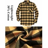image:imageCOOFANDY Mens Flannel Shirts Long Sleeve Plaid Button Down Shirt Casual Cotton Shirt with PocketBuffalo Yellow