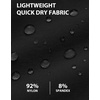 image:imageCOOFANDY Mens Hiking 9 Cargo Shorts Lightweight Outdoor Shorts Quick Dry Golf Camping Casual Fishing with 5 Zipper PocketsBlack