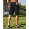 image:imageCOOFANDY Mens Hiking 9 Cargo Shorts Lightweight Outdoor Shorts Quick Dry Golf Camping Casual Fishing with 5 Zipper PocketsBlack