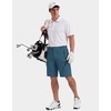 image:imageCOOFANDY Mens Hiking 9 Cargo Shorts Lightweight Outdoor Shorts Quick Dry Golf Camping Casual Fishing with 5 Zipper PocketsBlue