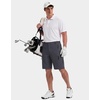 image:imageCOOFANDY Mens Hiking 9 Cargo Shorts Lightweight Outdoor Shorts Quick Dry Golf Camping Casual Fishing with 5 Zipper PocketsDark Grey
