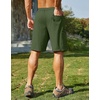 image:imageCOOFANDY Mens Hiking 9 Cargo Shorts Lightweight Outdoor Shorts Quick Dry Golf Camping Casual Fishing with 5 Zipper PocketsGreen