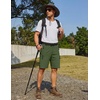 image:imageCOOFANDY Mens Hiking 9 Cargo Shorts Lightweight Outdoor Shorts Quick Dry Golf Camping Casual Fishing with 5 Zipper PocketsGreen
