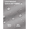 image:imageCOOFANDY Mens Hiking 9 Cargo Shorts Lightweight Outdoor Shorts Quick Dry Golf Camping Casual Fishing with 5 Zipper PocketsLight Grey