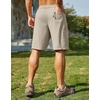 image:imageCOOFANDY Mens Hiking 9 Cargo Shorts Lightweight Outdoor Shorts Quick Dry Golf Camping Casual Fishing with 5 Zipper PocketsLight Khaki
