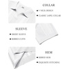 image:imageCOOFANDY Mens Knit Polo Shirts V Neck Textured Polo Shirts Short Sleeve Breathable Polo Casual Collared T Shirt Fashion TopsWhite