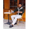 image:imageCOOFANDY Mens Long Sleeve Button Down Shirt Casual Untucked Shirts for Men Oxford Dress ShirtsBlack
