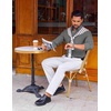 image:imageCOOFANDY Mens Long Sleeve Button Down Shirt Casual Untucked Shirts for Men Oxford Dress ShirtsGray