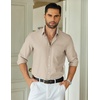image:imageCOOFANDY Mens Long Sleeve Button Down Shirt Casual Untucked Shirts for Men Oxford Dress ShirtsLight Khaki